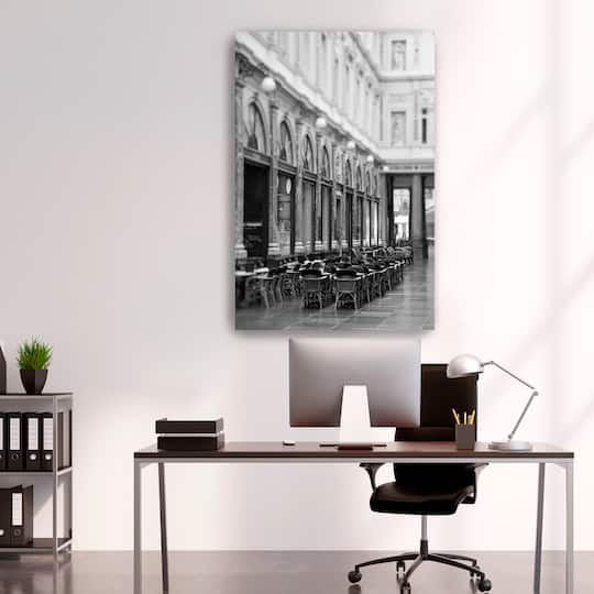 Royal Galleries Black and White Canvas Giclee